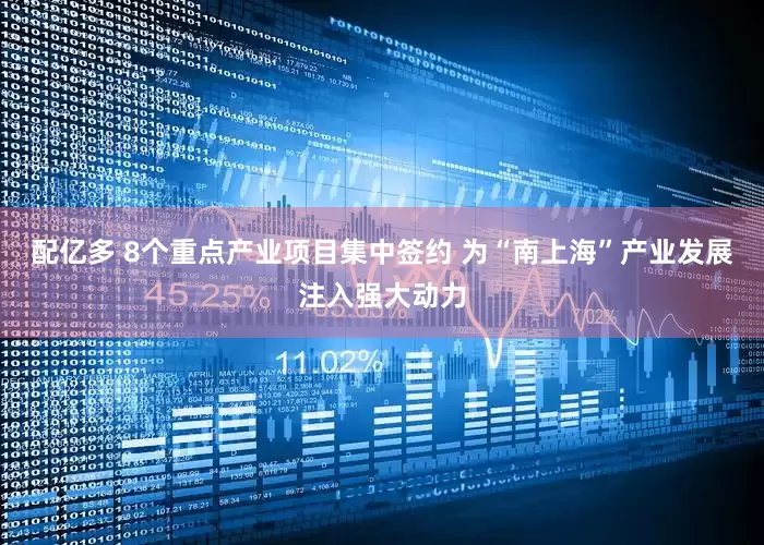 配亿多 8个重点产业项目集中签约 为“南上海”产业发展注入强大动力